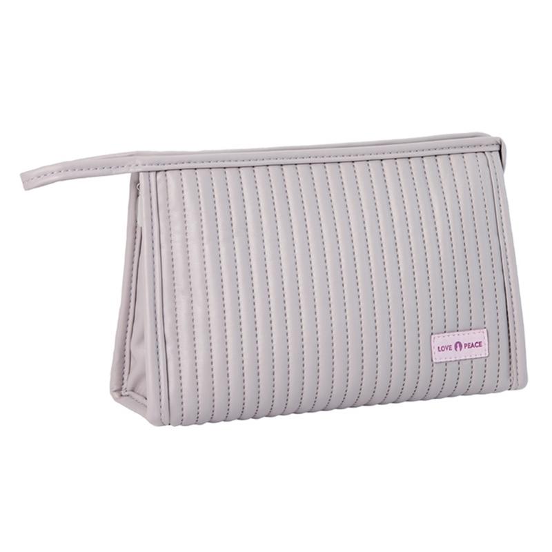 

Travel Makeup Bag Large Opening Makeup Bags Travel Cosmetic Bag Portable Toiletry Organizer Bag for Women Girls фиолетовый