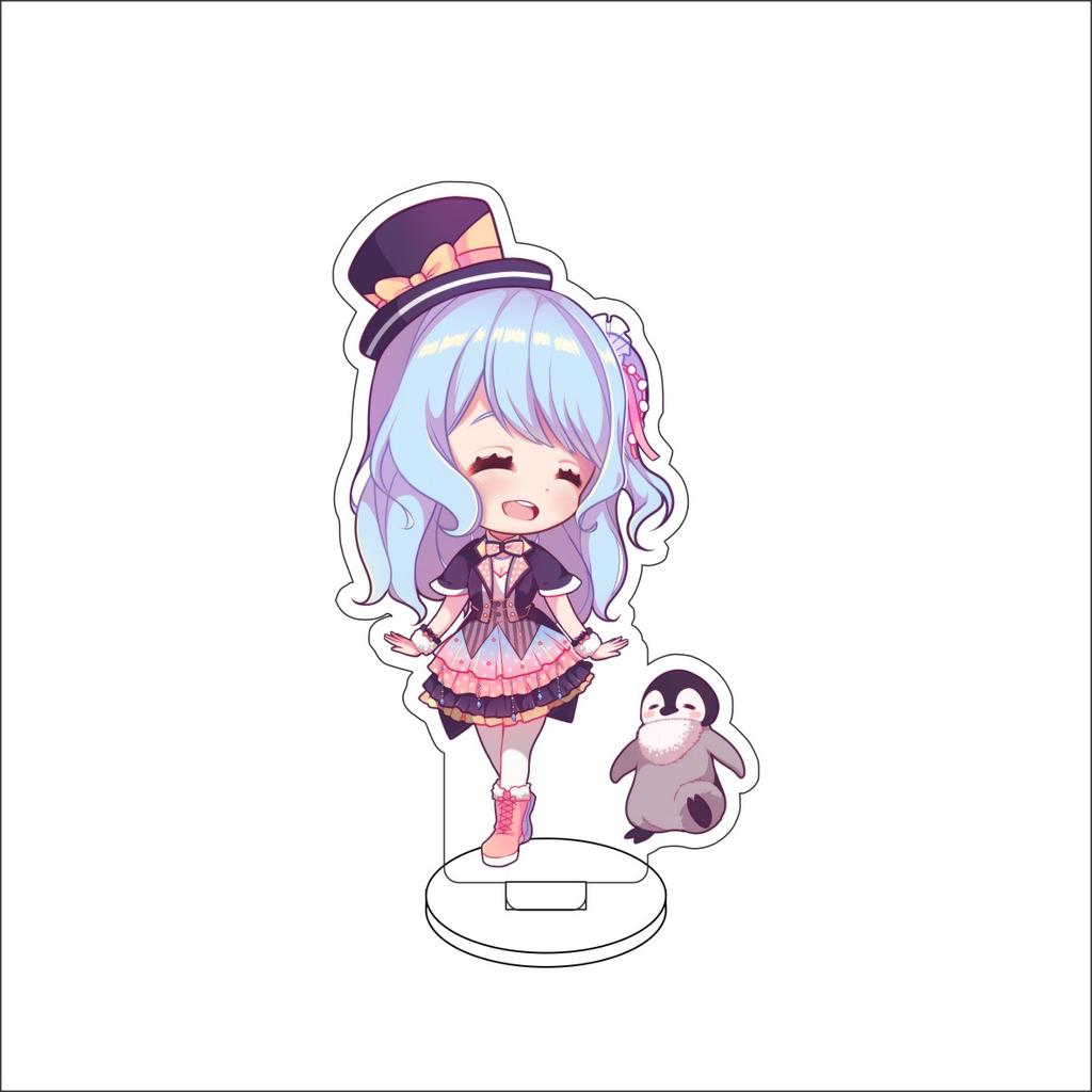10CM Anime BanG Dream! Figure Stand Model Tsukushi Futaba/Nanami Hiromachi/Mashiro Kurata Cute Desk Decor Standing Sign Gifts