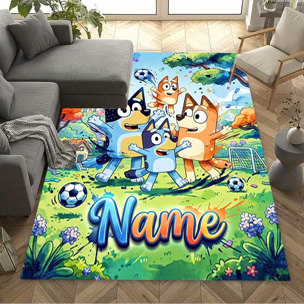Paw Patrol Halloween Night Personalized Text Floor Mat Suitable for Bedrooms Foyer Dormitory Outdoor Antislip Carpet Decorate Offices