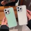 Applicable To Apple 16proMax Flash Edge Drilling Mobile Phone Case Light Luxury IPhone 15 Candy Solid Color 14 Simple Protective Case