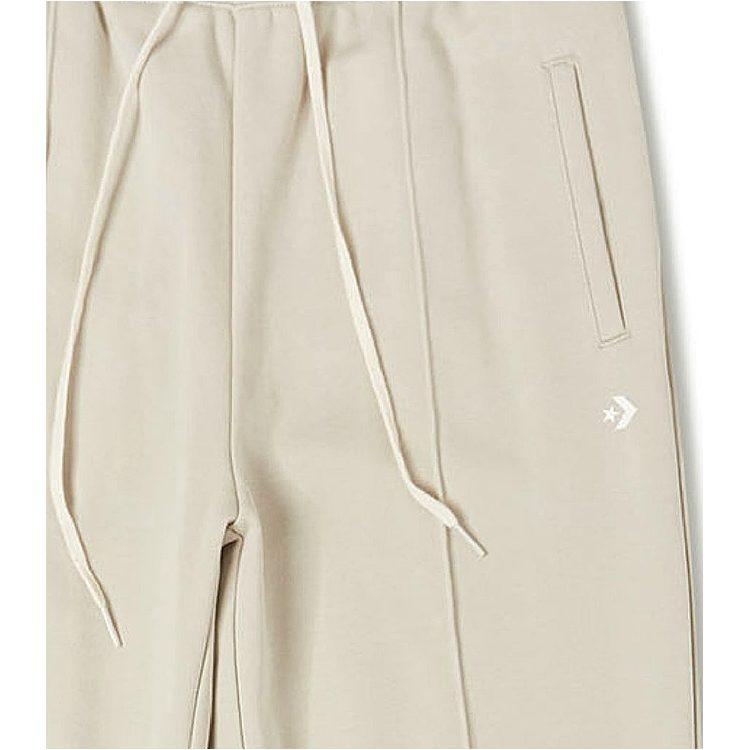 Converse Knitted Sweatpants Women's Khaki Beige Moderate Cuffed Pants 10022965-A04
