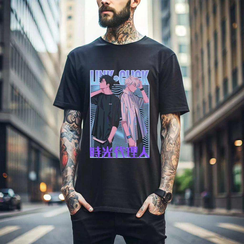 MENS WOMENS Link Click Shiguang Daili Ren Cheng Xiaoshi Lu Guang Best Anime T-Shirt 394