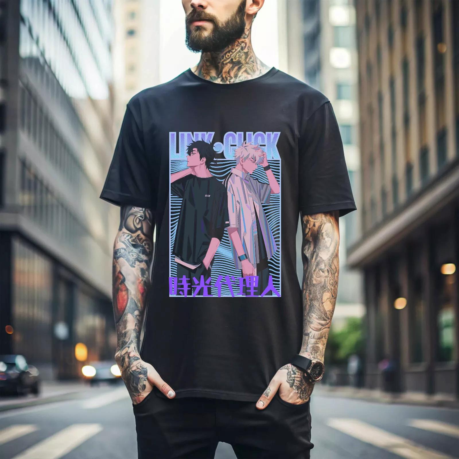 MENS WOMENS Link Click Shiguang Daili Ren Cheng Xiaoshi Lu Guang Best Anime T-Shirt 394 2XL