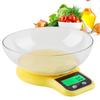 WH-B21LW Kitchen Food Scale Digital Cooking Multifunction Weight Scale with Bowl (White)