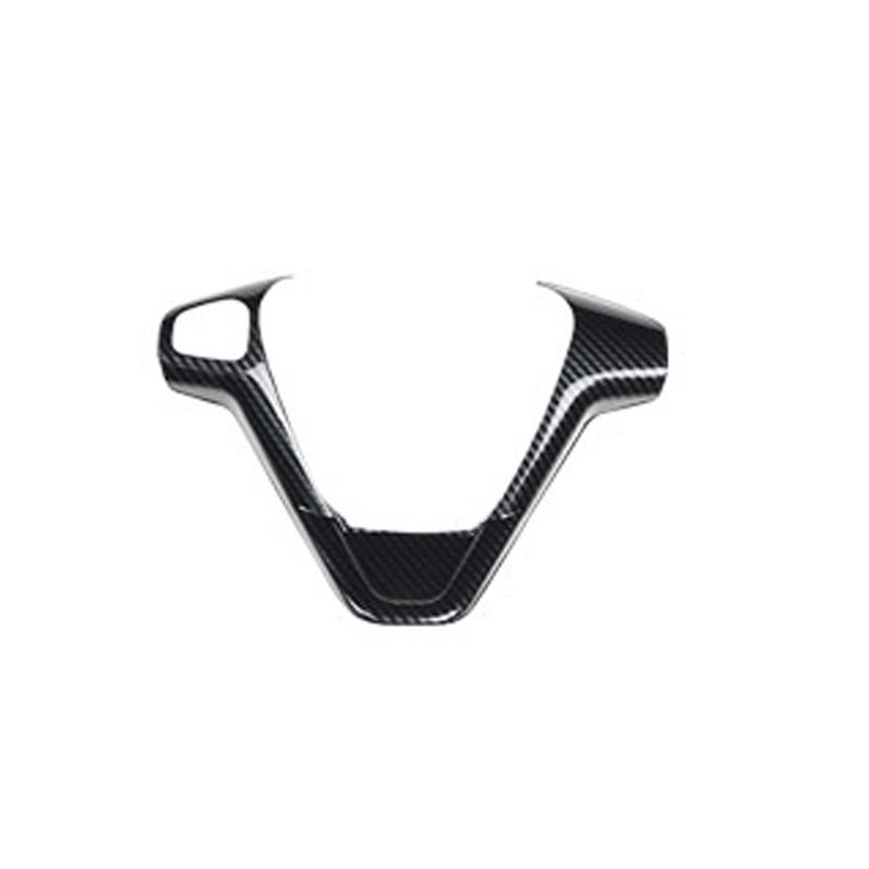 For Ford Fiesta 2009-2013 Carbon Fiber Gear Shift Panel Door Handle Bowl Steering Wheel Multimedia Knob Trim Sticker