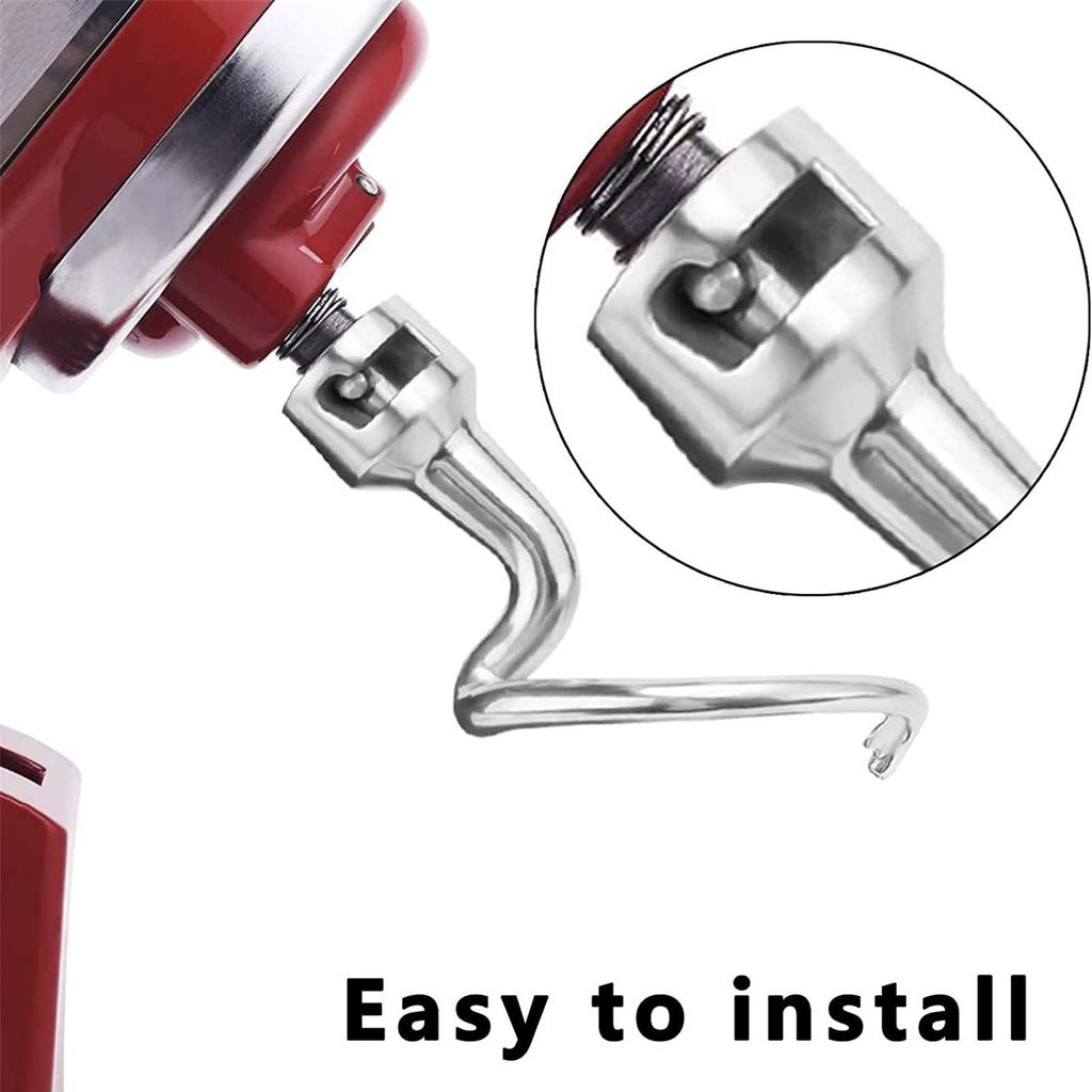 Mixer Cârlig pentru Aluat Cârlig pentru Aluat din Oțel Inoxidabil Accesorii Mixer Vertical Cârlig pentru Aluat de Rezervă Material Oțel Inoxidabil