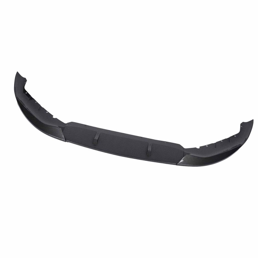 Front Bumper Lip Spoiler Splitter Lip Chin Kit for 5 Series G30 G31 LCI M Sport 2021 To 2023 Carbon Fiber Style