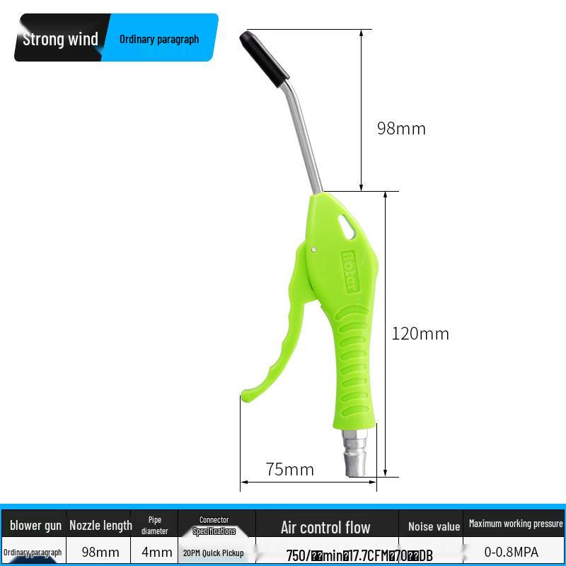 High-Pressure Air Duster Gun for Dusting and Blowing