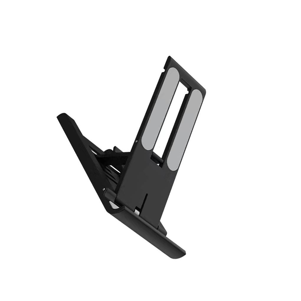 

Folding Phone Holder Desktop Stand 6 Levels Tablet Bracket Accessories чёрный