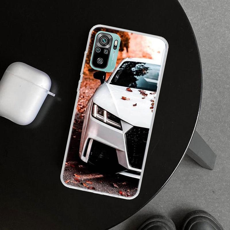 Super Car For A-Audis R-S Sport Phone Case Cover for Xiaomi Redmi Note 15 14 13 12 11 Pro Plus 14S 12S 11S 11T 11E 10S 10 Custom