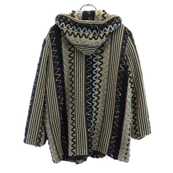 SAZAN 90s 80s Old Long sleeve knit cardigan Gurege Parker Women Used