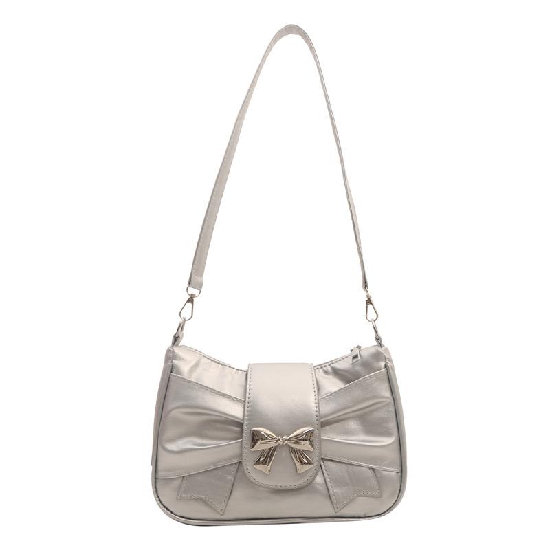 Všestranná dámská taška přes rameno s obloukem, francouzská niková taška do podpaží, malá čtvercová taška, skládaná taška, nová módní verze