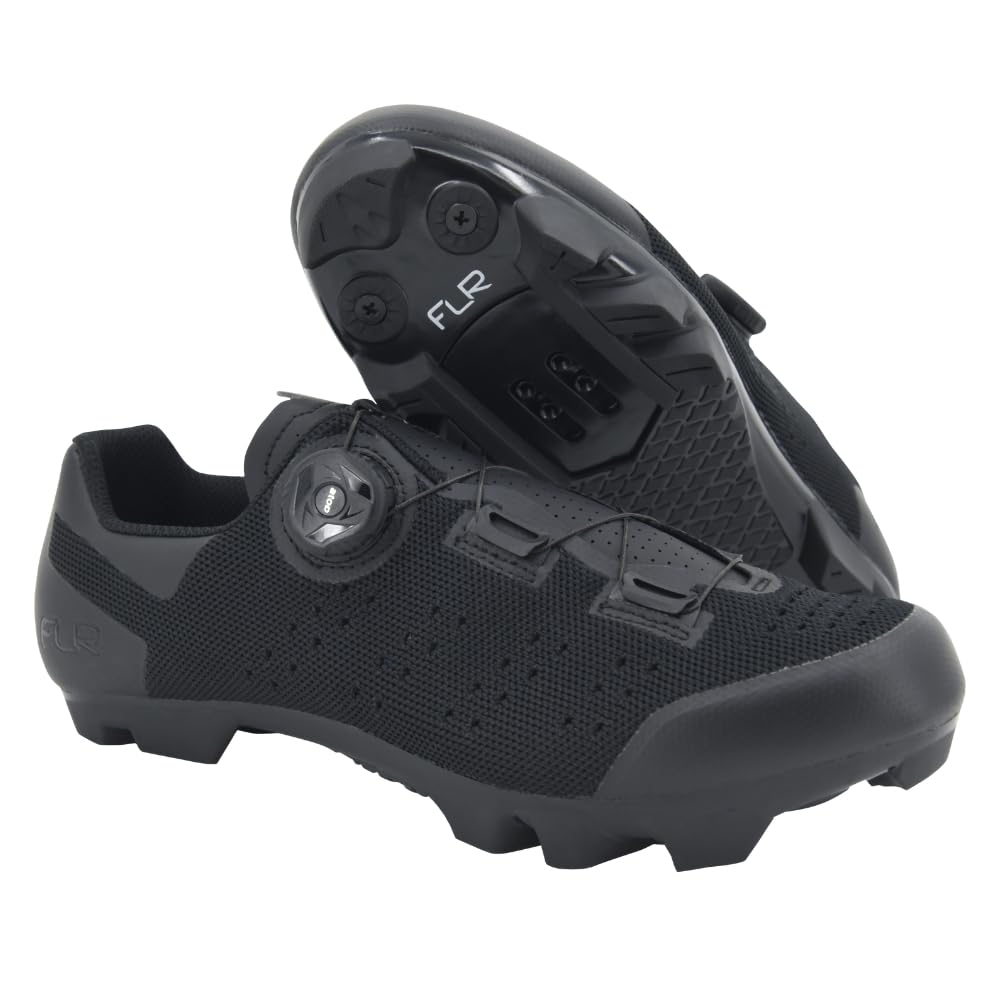 FLR MTB Cycling Shoes FNT-X3 Knit 38 (24.3cm) black чёрный