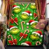 Christmas Gift Comedy Movie How the Grinch Stole Christmas blanket home warming, four season bed decoration sofa cover flannel throwing blanket K12