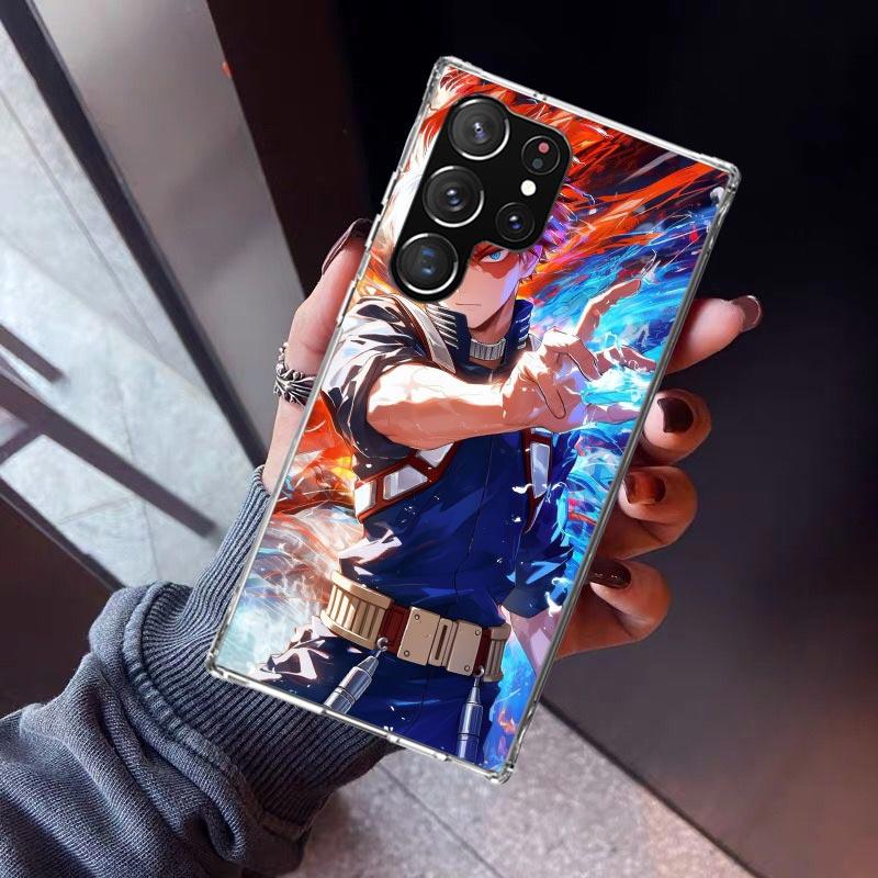Todoroki Shoto MHA My Hero Handyhülle Für Samsung Galaxy S26 S25 Edge S24 S23 Ultra S22 Plus S21 S20 FE Weiche TPU Rückseite Hülle