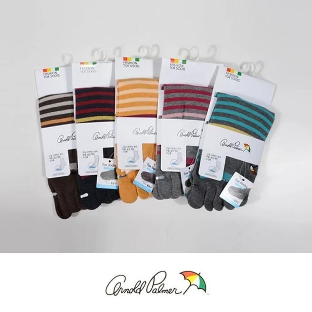 Arnold Palmer Ladies Striped Pattern Long Toe Socks 24cm
