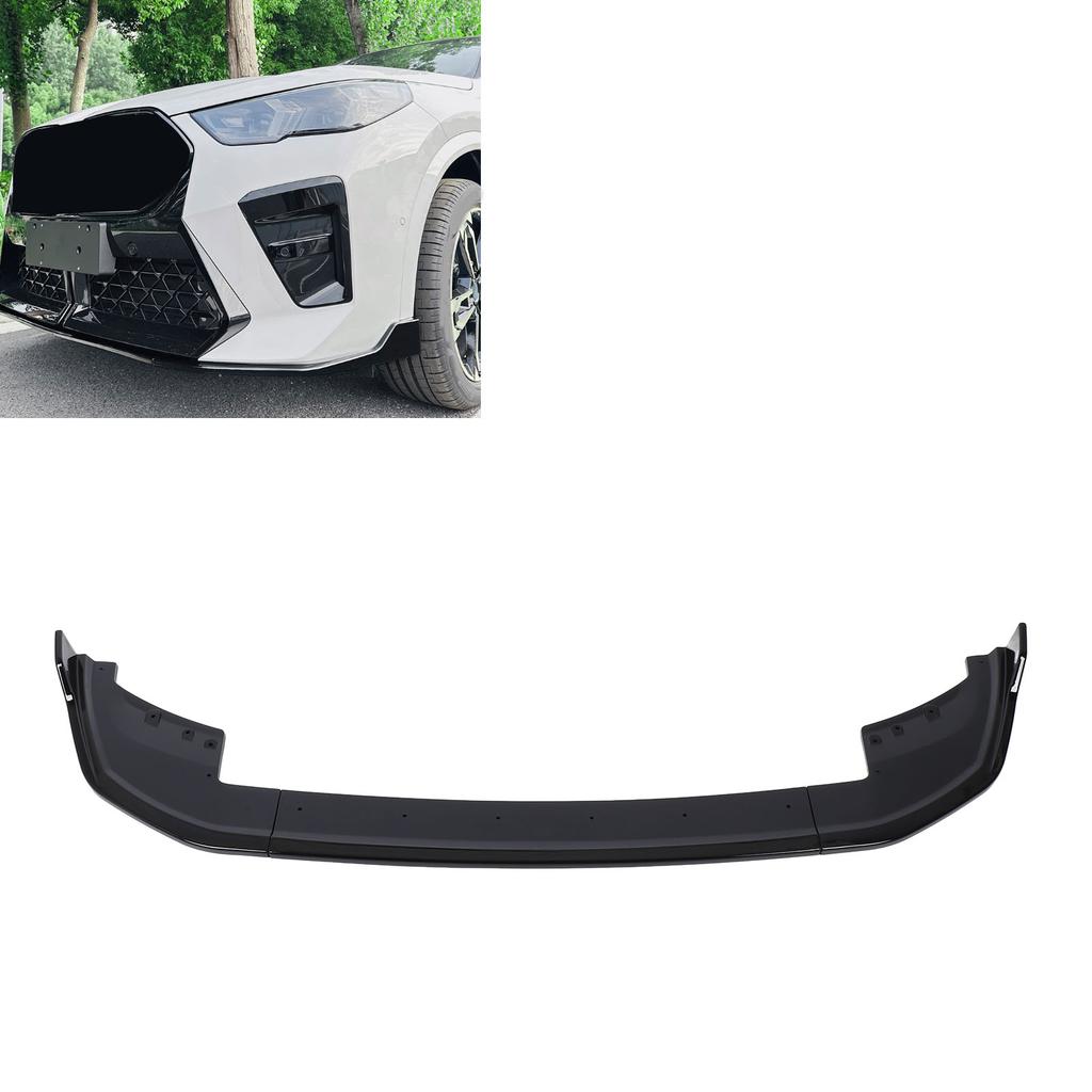 Front Bumper Lip Spoiler 3 Parts Improved Stability Enhanced Aesthetics ABS for X2   M Sport 2023 Onwards