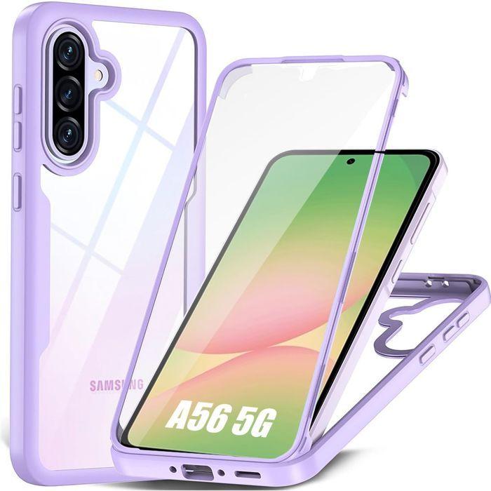 Coque de protection - BOOLING - Samsung Galaxy A56 5G - Protection intégrale - Antichoc - Violet