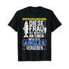 T Shirt With Gerunisex Text Quot Dieses Frau Ist An Sexy Angler Vergeben Sweden Vintage Versatile Soft Stretched Slightly