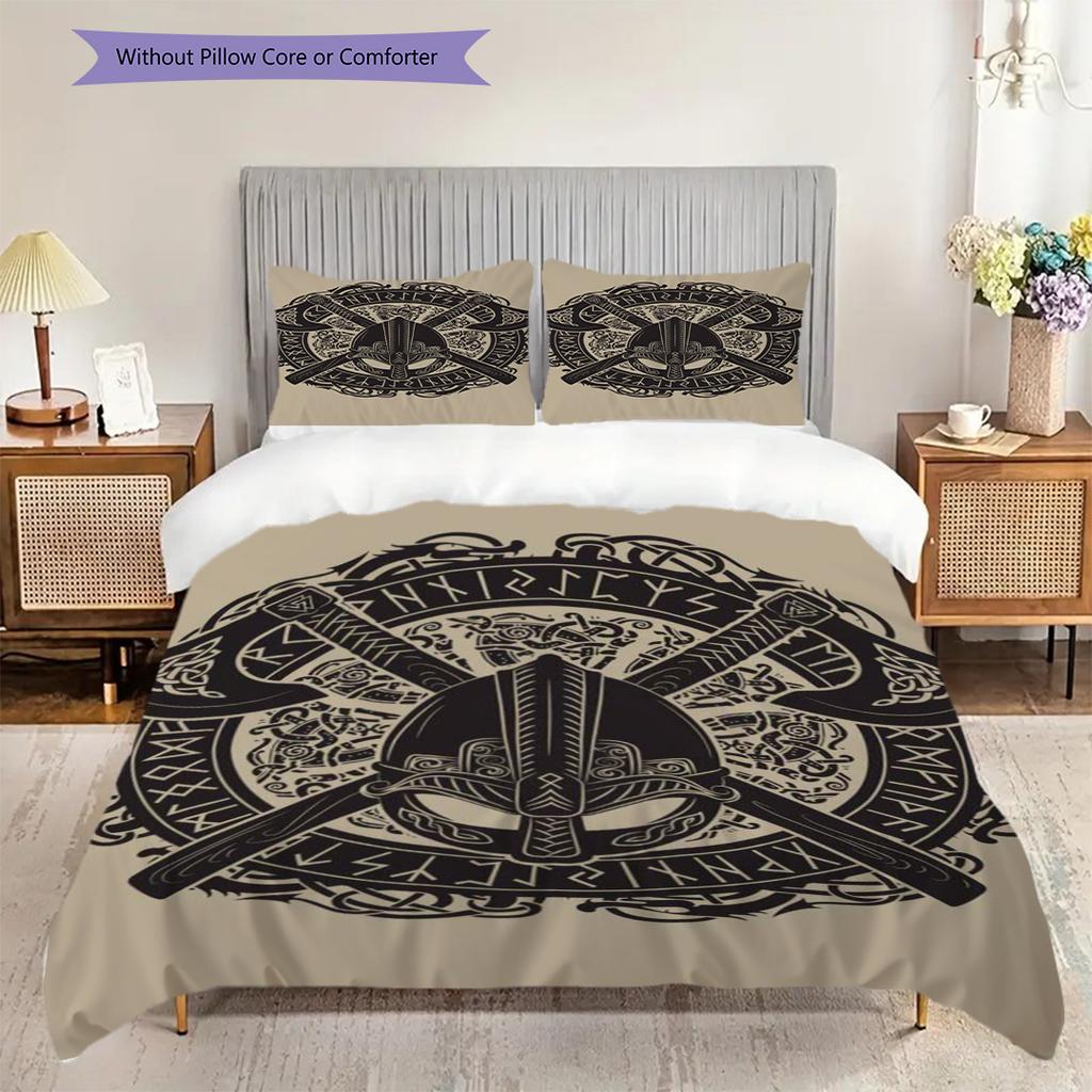Shield Warrior Set Threepiece Set 1 Duvet Cover 2 Pillowcase Without Core Bedding Set Duvet Cover And Pillowcase Soft And Comfortable