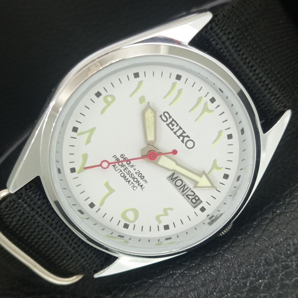 ОТРЕСТАВРИРОВАННЫЕ ВИНТАЖНЫЕ МУЖСКИЕ АВТОМАТИЧЕСКИЕ ЧАСЫ SEIKO 6309A ЯПОНИЯ БЕЛЫЙ ЦИФЕРБЛАТ a442725-1