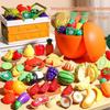 Cuttable & Peelable Durian Pretend Play Set for Toddlers: Fruits & Vegetables for Early Education (Ages 0-3)