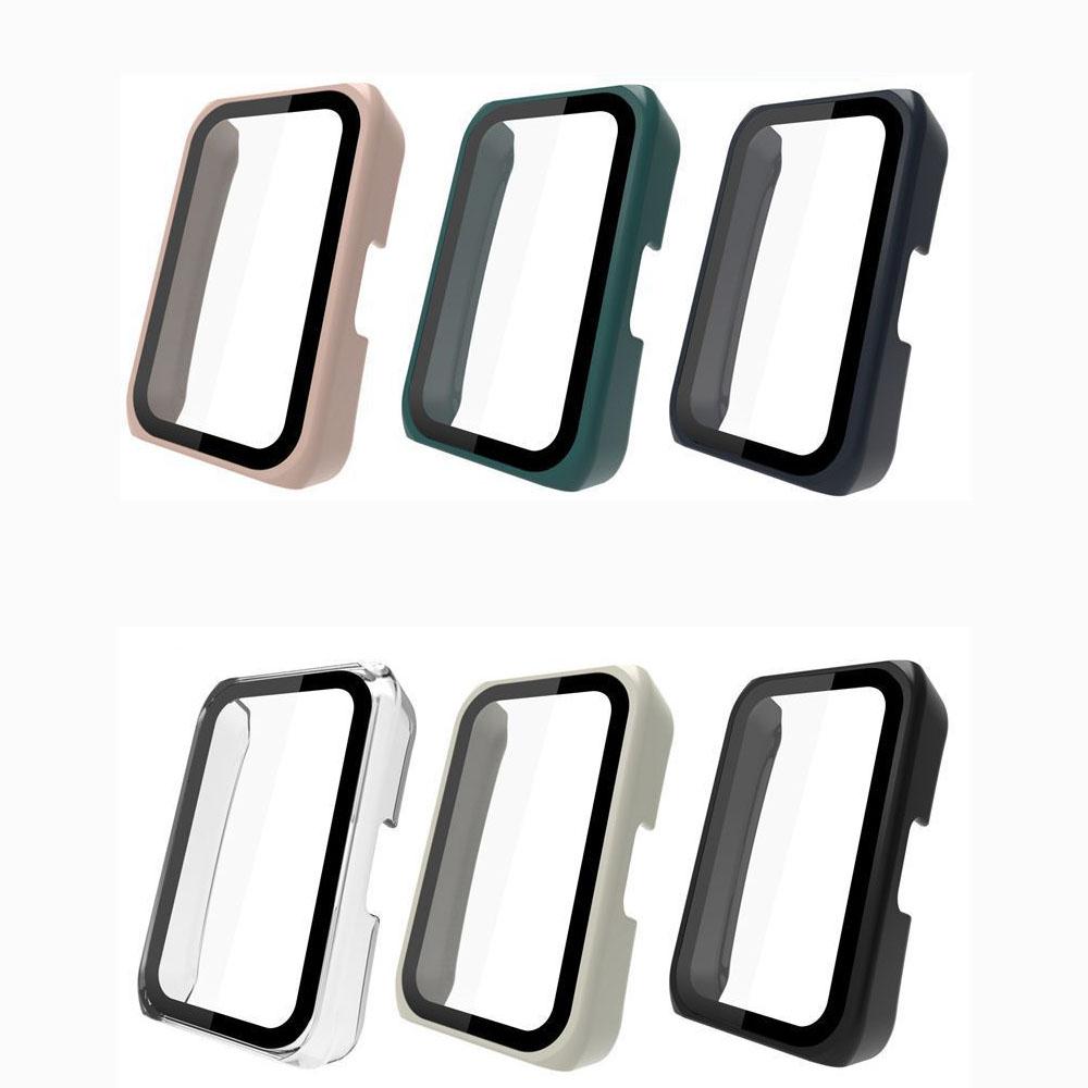 

Hard Edge Shell Стеклянная защитная пленка для экрана Чехол для часов Huawei подходит новый / элегантный Honor ES Smart Band 7/6 Pro Защитная крышка