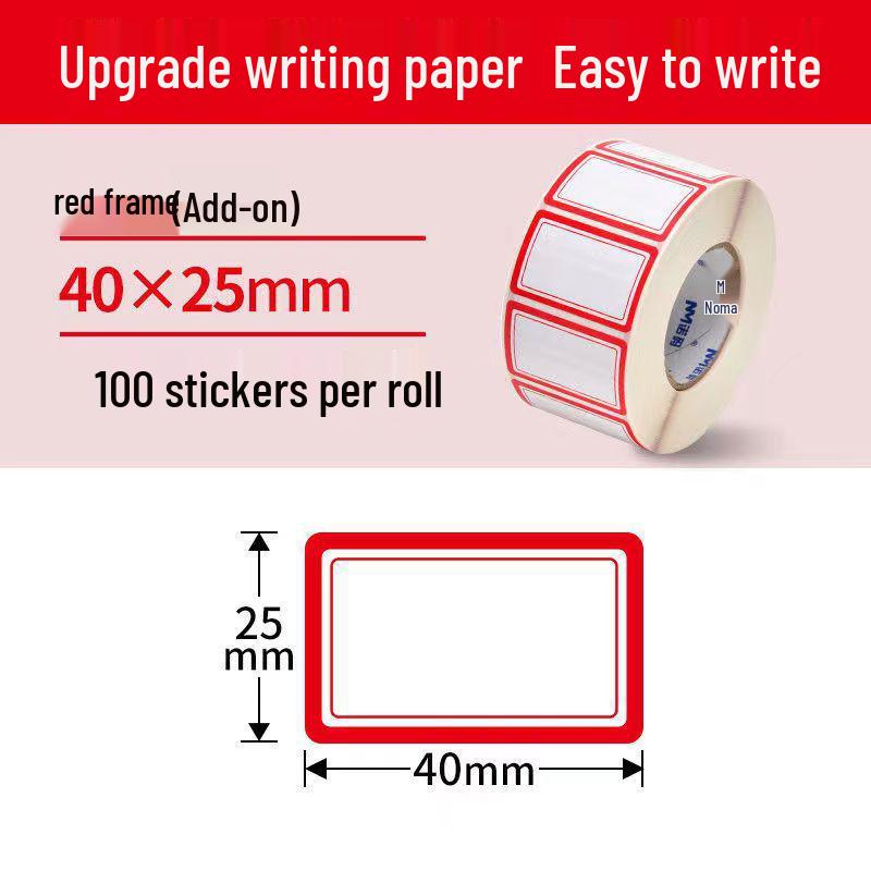 Waterproof Self-Adhesive Name and Memo Label Stickers for Classification and Marking