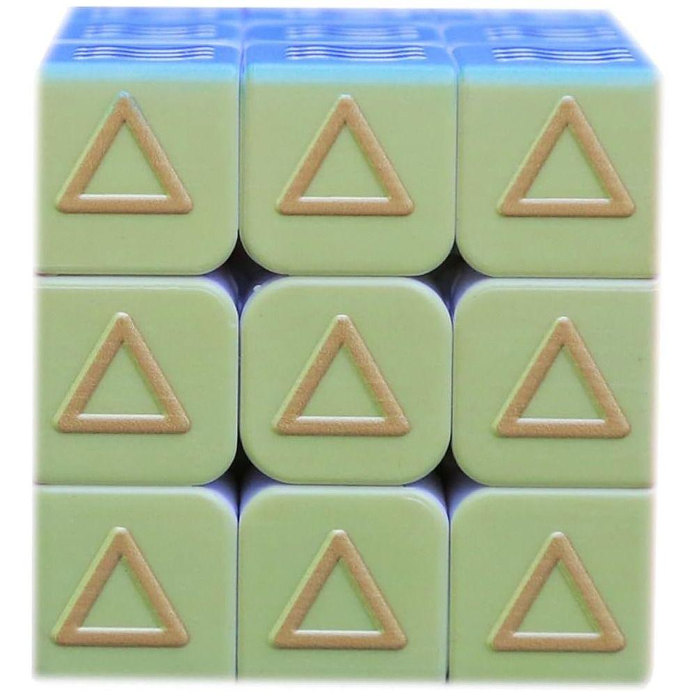 

Geometric Figure Magic Cube Puzzle 3x3x3 Educational IQ Item for The Blind
