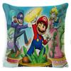 Super Bros Mario Pillow Cover Car Home Living Room Sofa Bedroom Cover Cushion