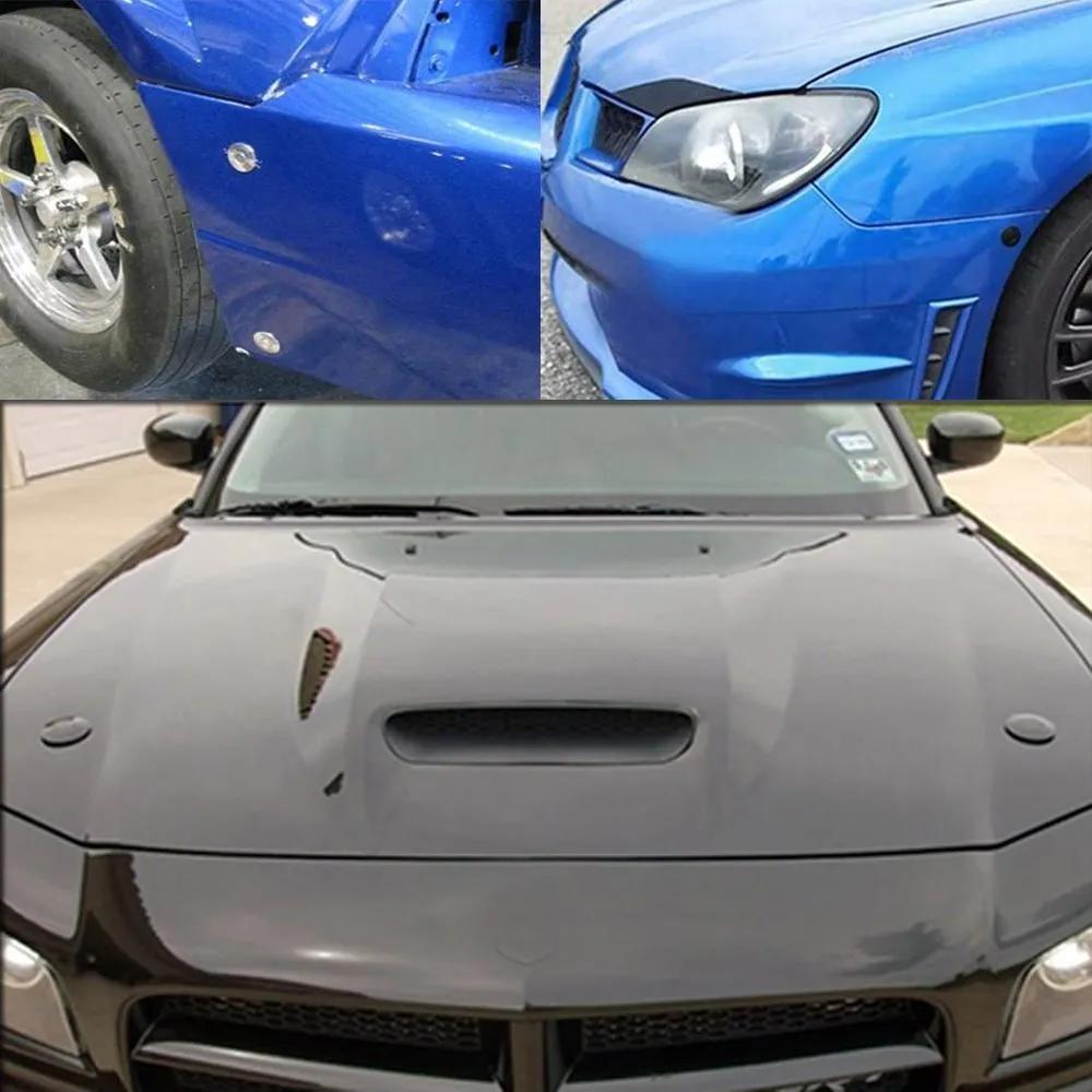 1Pc/4Pc Universal 22mm Car Push Button Bonnet Hood Pin Lock Clip Kit Quick Release Latch Engine Bonnets Auto Accessories HL-1001