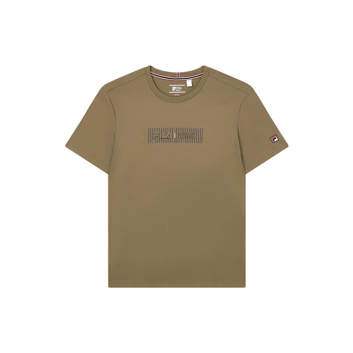 

New FILA T Shirt Men s Kangaroo Brown F11M331107F-DK L