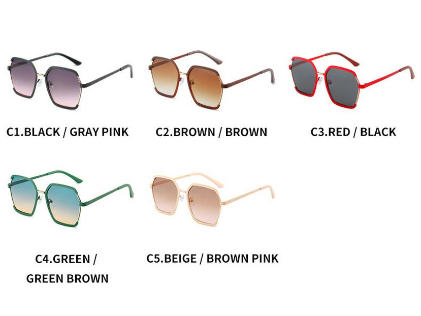 Damen Zweifarbige Sonnenbrille mit Farbverlauf - Winter 2021 Kollektion