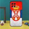 Serbia Flag For Huawei P50 Pro P40 P30 P20 Lite Nova 9 5T P Smart 2021 Case For Honor X8 X7 X9 50