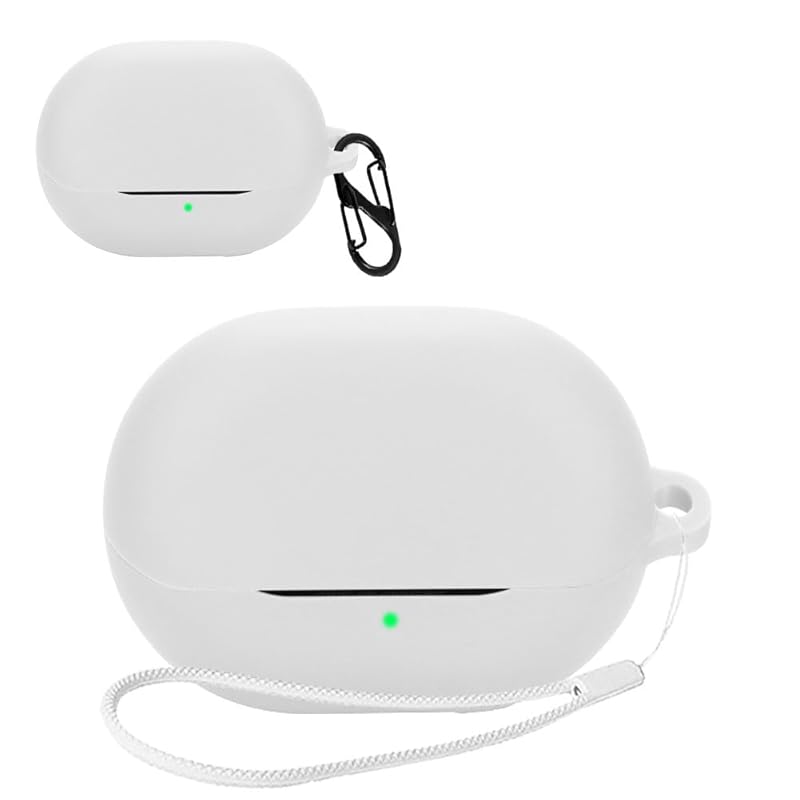 

For SOUNDPEATS Air5 Pro case [HVUYAL] Equipped with a hook to prevent loss lightweight Scratch prevention dustproof Hard to get hurt Soft silica gel