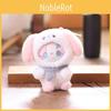 Cute Dog Cat Rabbit Panda With Scarf Plush Toy Pendant Keychain For Decor Bag
