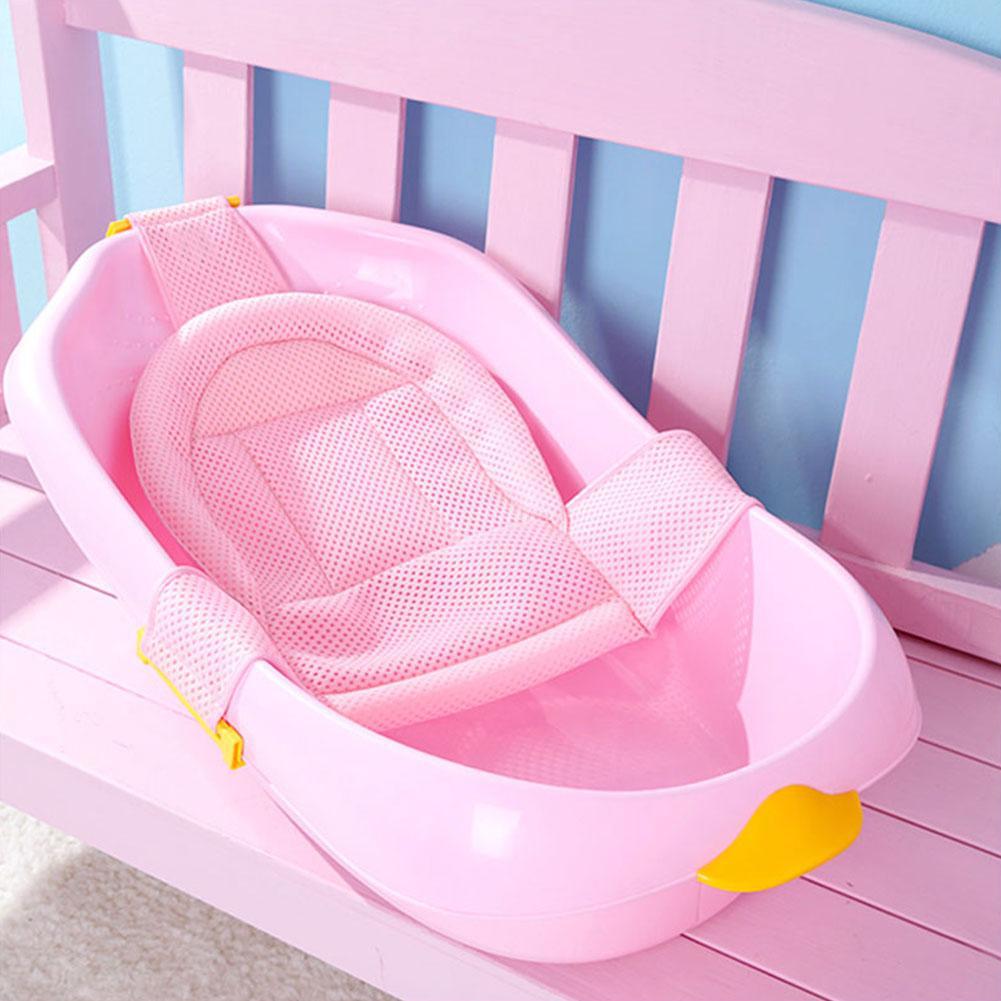 Home Neugeborenes Baby Badewanne Verstellbar Antirutsch Für Badewanne Sitz Schlinge Netz Bett