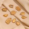 DIY Jewelry Making Necklace Pendant Practical Stainless Steel Gold Tone Pendant Charms For Handmade Accessories