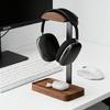 Permanent Wood Headphone Display Stand consistent Multiple Wireless And Corded Headphones