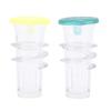 2PCS Screw Top Lemon Squeezer PP Portable Mini Manual Lemon Juicer Squeezer Orange Press with Lid for Seasoning Cooking