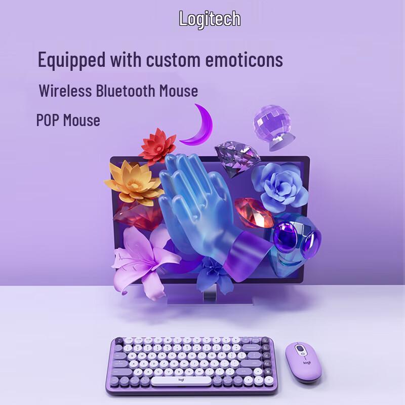 Logitech POP MOUSE Wireless Bluetooth Silent Mouse