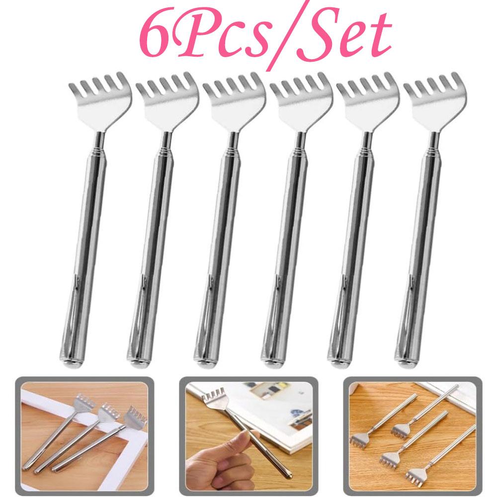 Mini Portable Back Massage Tool - Extendable & Adjustable Stainless Steel Handle for Personal Muscle Relaxation, Compact Design
