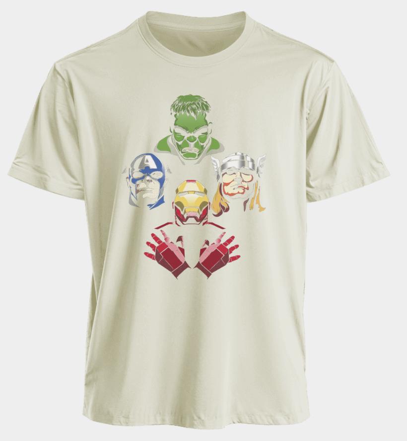 The Avengers Herren- und Damen-T-Shirts Iron ManCaptain America Thor Hulk Sommer Amerika Frühling und Herbst Kurze Ärmel