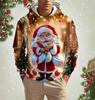 2026 Christmas Santa Claus 3D Printed Hoodies For Men Clothes Hoodie Sweatshirts Fashion Santa Claus Festival Cosplay Tops
