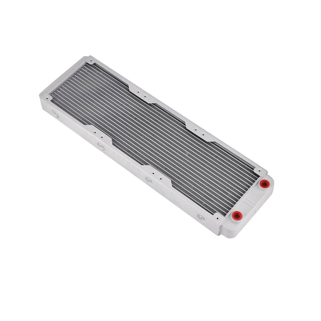 Aluminum Heat Sink Computer Water Cooling Liquid Heat Exchanger White (240mm)
