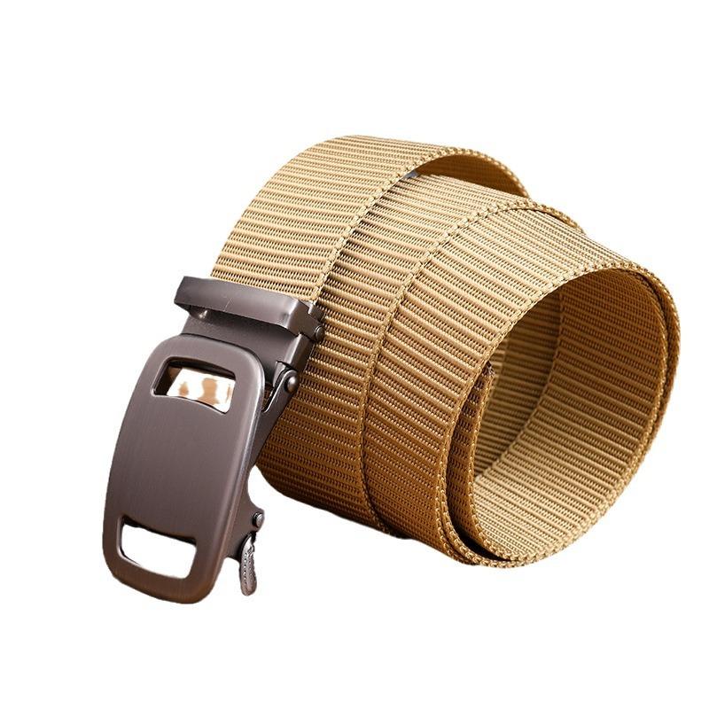 

Durable Ten Years Tactical Belt for Men 4 Cm Nylon Belt Automatic Buckle Business Versatile Canvas Belt 120cm
