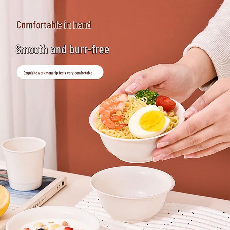 Xingfang 350ml Ciotole Usa e Getta in Plastica per Alimenti, Confezione da 20