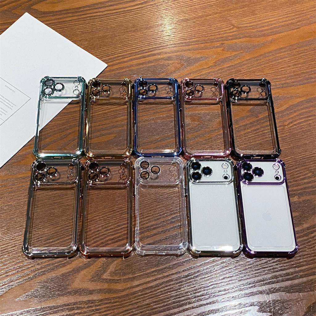 Anti Drop for IPhone17 Phone Case for Apple 16promax New 16 Lens Film 15pro Transparent