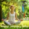 Colorful Outdoor Wind Chimes Hollow Metal Tubes 12 Tubes Aluminum Tube Wind Chime With Hook Hanging Wind Chimes