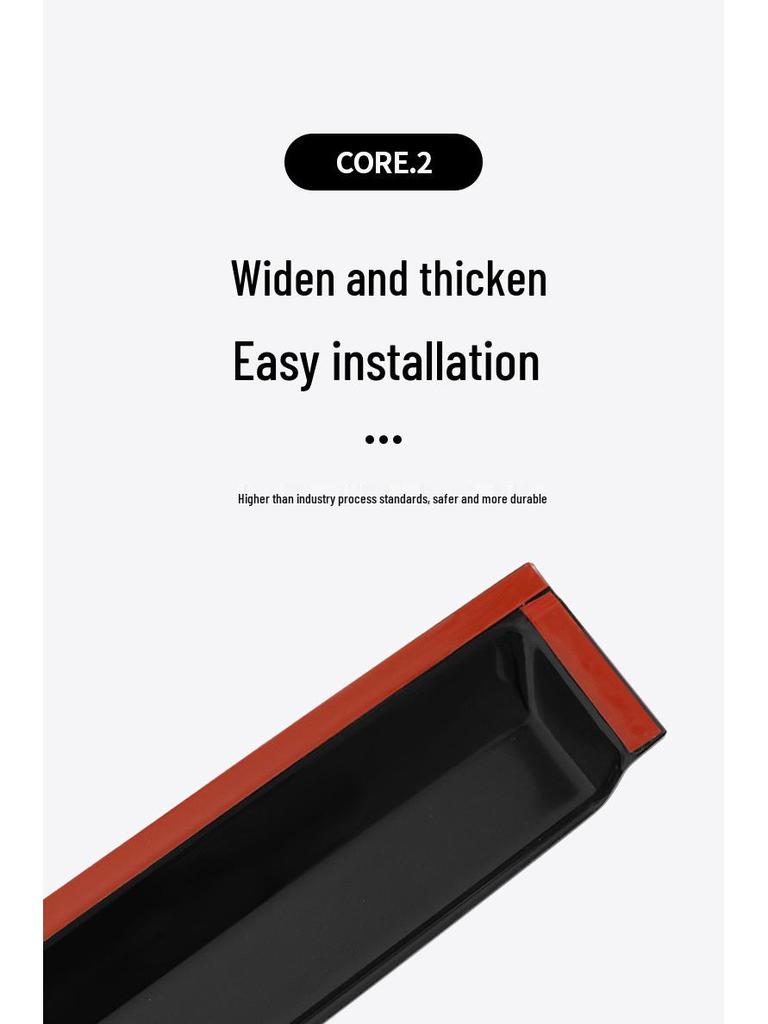 Dongfeng Mengshi M817 Window Rain and Sun Visors - Weather Shields and Exterior Decor Accessories